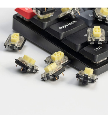 Gateron Low Profile 2.0 Banana Switch – Interrupteur tactile pour les jeux et le bureau