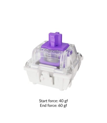 Gateron Nebula Double Rail Magnetic Switch – Linear & Präzise