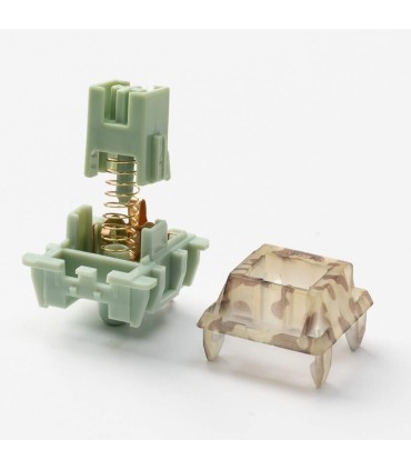 Interrupteur camouflageKeychron vert clair – linéaire, silencieux et compatible RVB