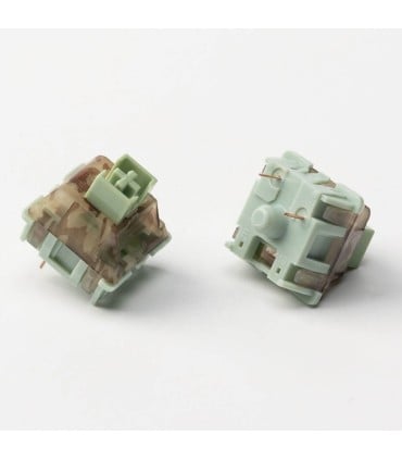 Interrupteur camouflageKeychron vert clair – linéaire, silencieux et compatible RVB