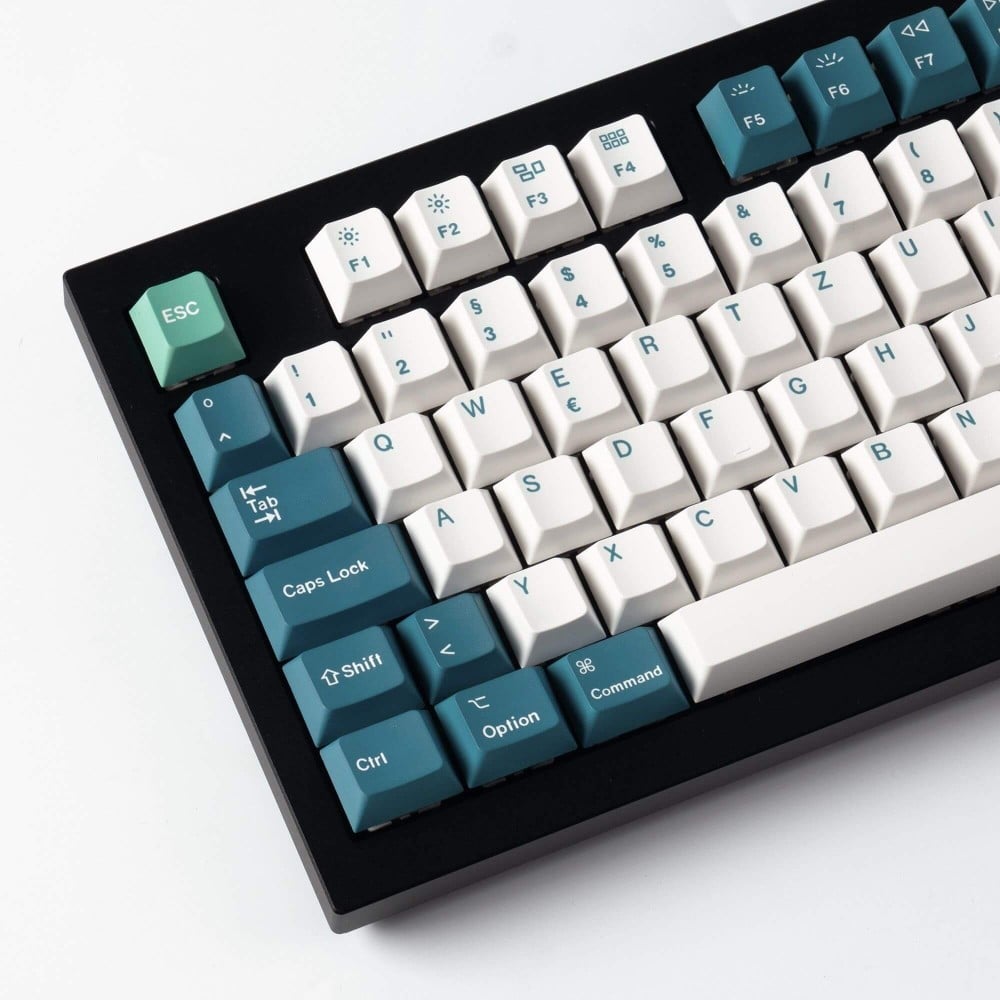 Keychron ISO-CH White Mint Keycap Set – Cherry Profile PBT