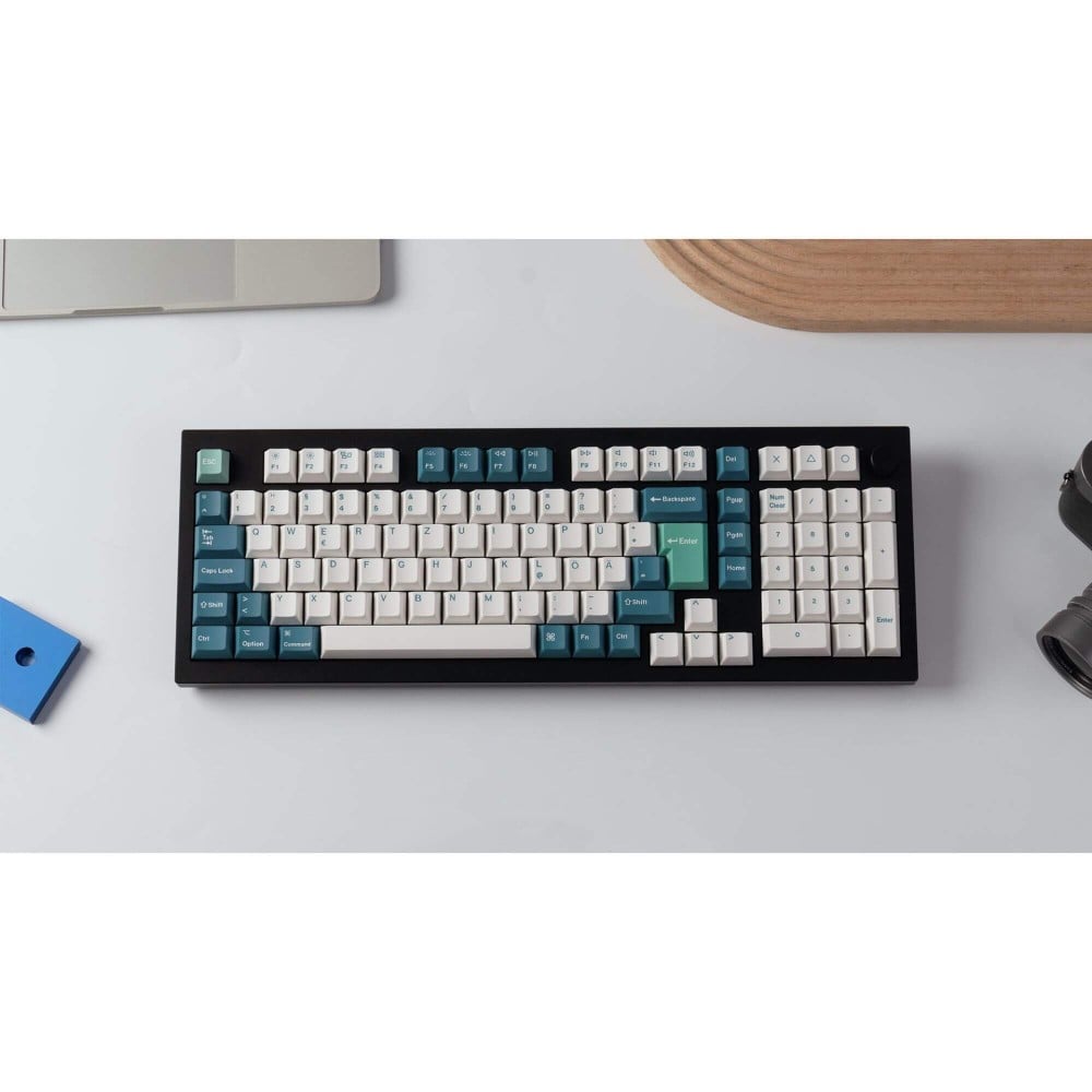 Keychron ISO-CH White Mint Keycap Set – Cherry Profile PBT