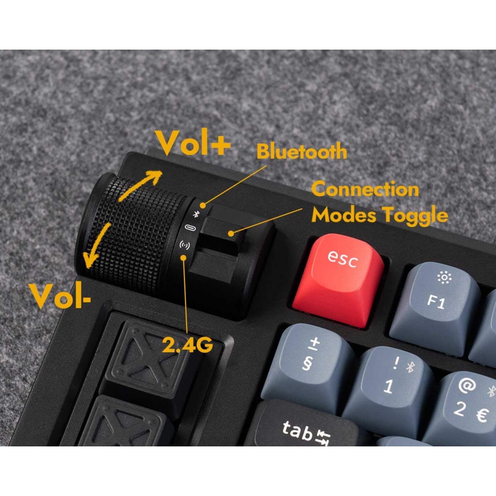 Lemokey L1 ISO-CH Keyboard – Wireless 75% QMK VIA mit Jupiter Red Switches
