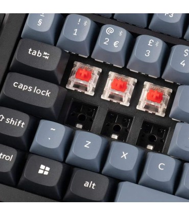 Clavier Lemokey L1 ISO-CH – Sans fil 75 % QMK VIA avec commutateurs Jupiter Red