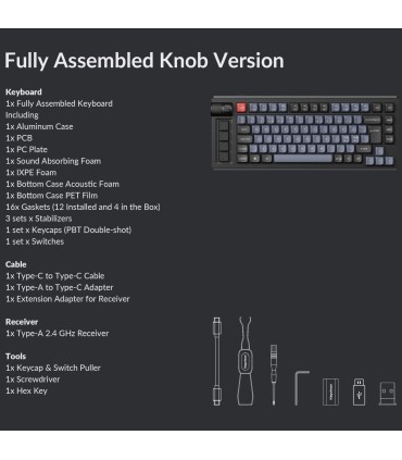Lemokey L1 ISO-CH Keyboard – Wireless 75% QMK VIA mit Jupiter Red Switches