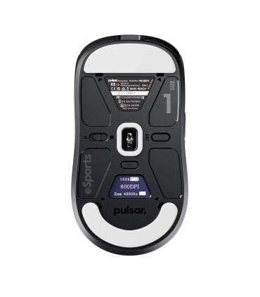 Pulsar X2 v3 eS Mini – 59 g eSports Gaming Mouse mit OLED & 8 K Polling