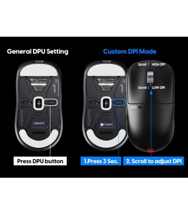 Pulsar X2 v3 eS Mini – 59 g eSports Gaming Mouse mit OLED & 8 K Polling