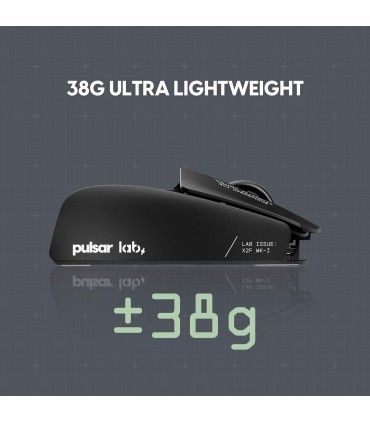 Souris de jeuPulsar LAB X2F – ultralégère, interrogation 8K, capteur XS-1
