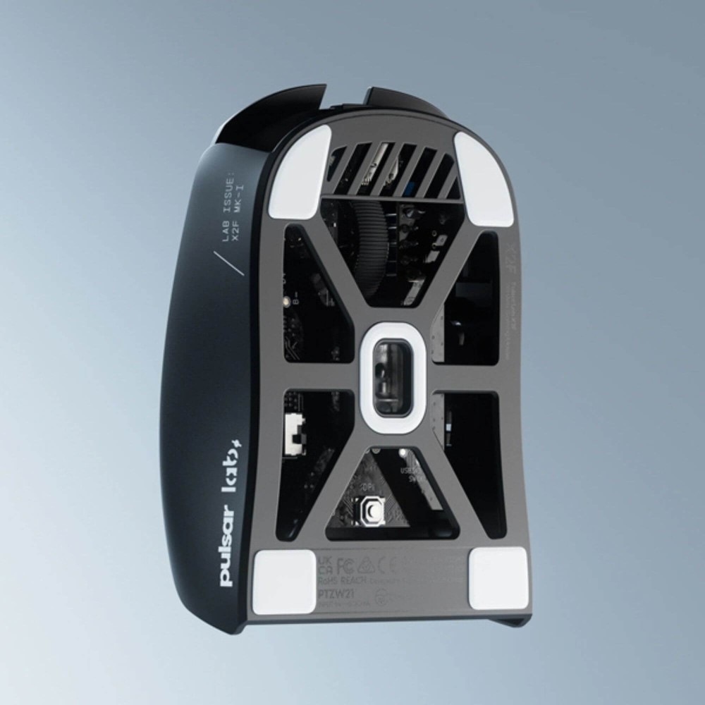 Souris de jeuPulsar LAB X2F – ultralégère, interrogation 8K, capteur XS-1