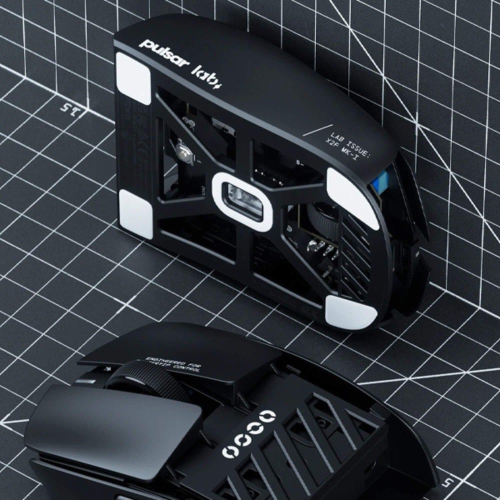 Pulsar LAB X2F Gaming Mouse – ultraleicht, 8K Polling, XS-1 Sensor