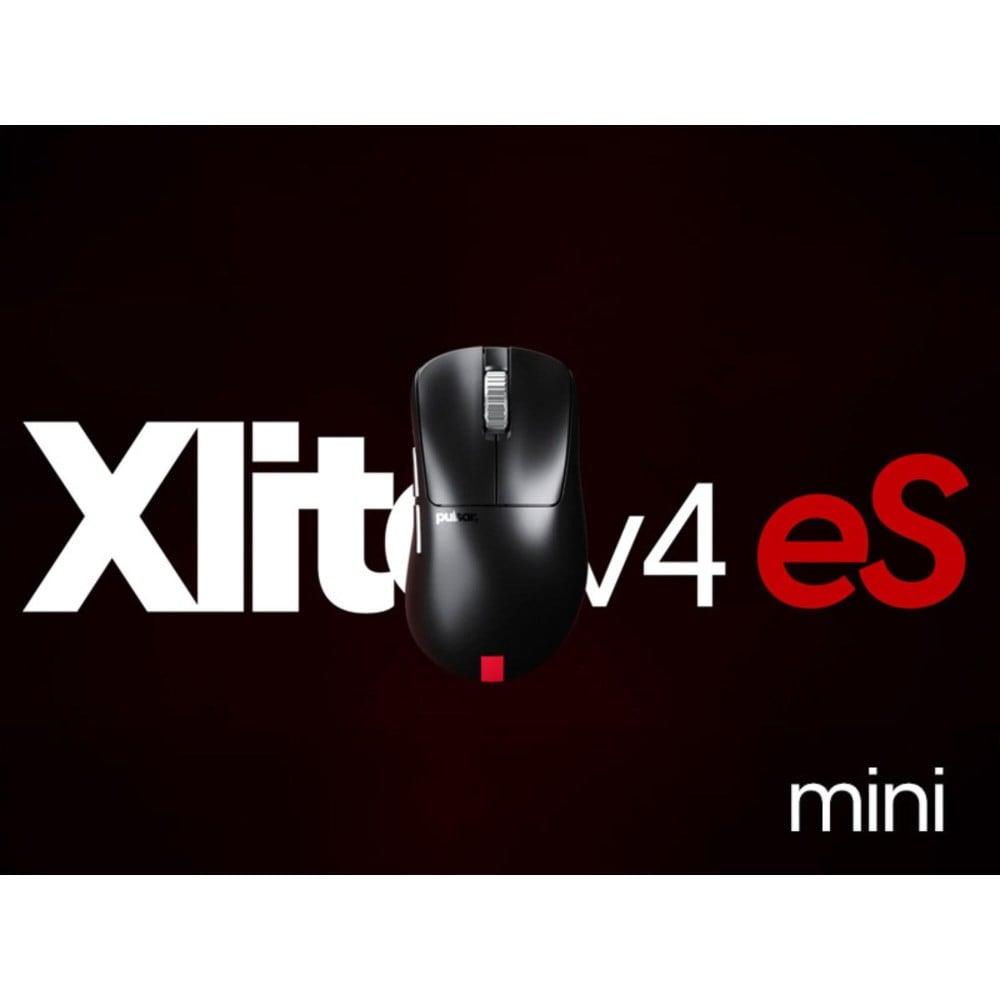 Pulsar Xlite v4 eS Mini – Ultraleichte eSports Gaming Mouse mit OLED & 32.000 DPI