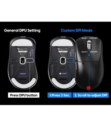 Pulsar Xlite v4 eS Mini – Ultraleichte eSports Gaming Mouse mit OLED & 32.000 DPI