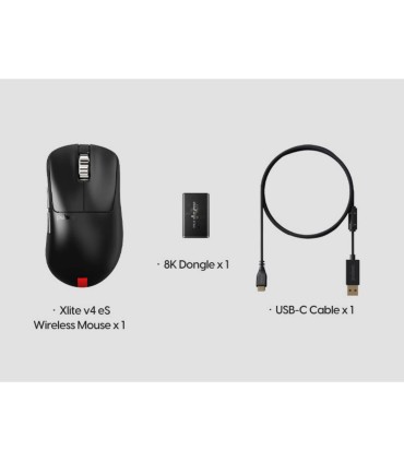 Pulsar Xlite v4 eS Mini – Ultraleichte eSports Gaming Mouse mit OLED & 32.000 DPI