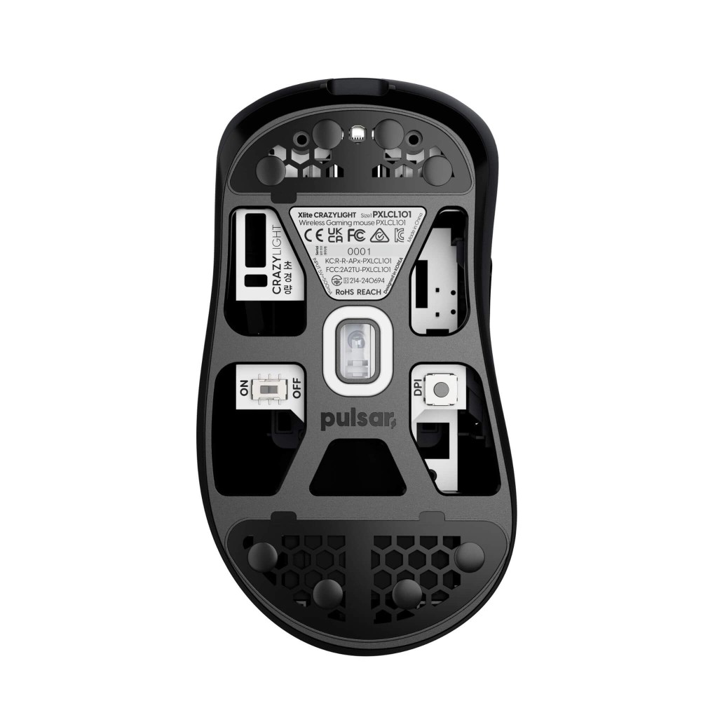 Pulsar Xlite CrazyLight Mini - Souris de jeu ultralégère 41g avec capteur XS-1