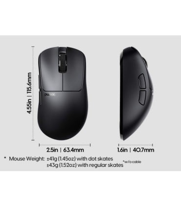 Pulsar Xlite CrazyLight Mini – 41 g ultraleichte Gaming Maus mit XS-1 Sensor