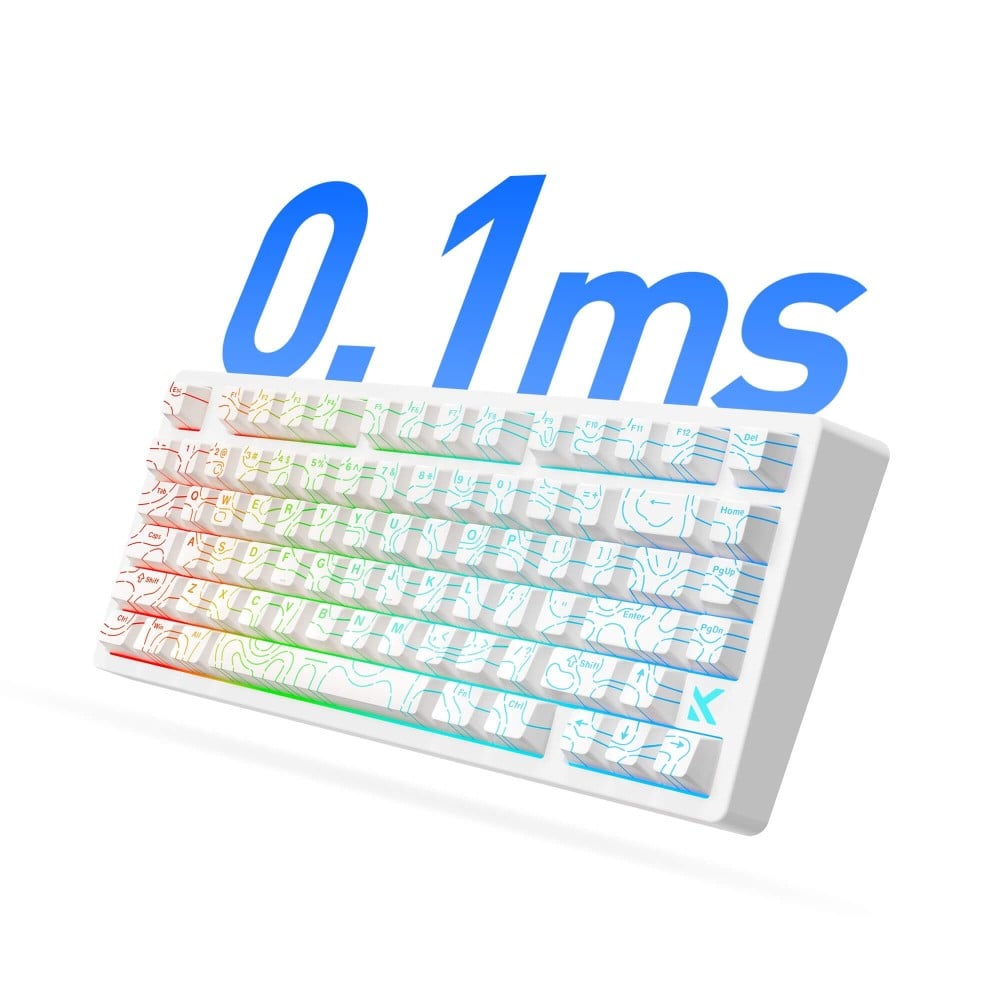 MCHOSE Jet 75 – Magnetische 75 %-Tastatur mit Starburst Switches
