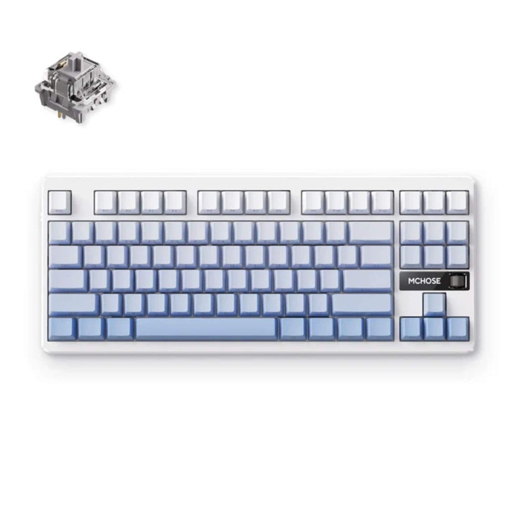 MCHOSE G87 Mechanical Keyboard Glacier Gradient