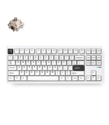 mchose GX87 Ultra – Aluminum TKL with Vintage White Switches & QMK/VIA