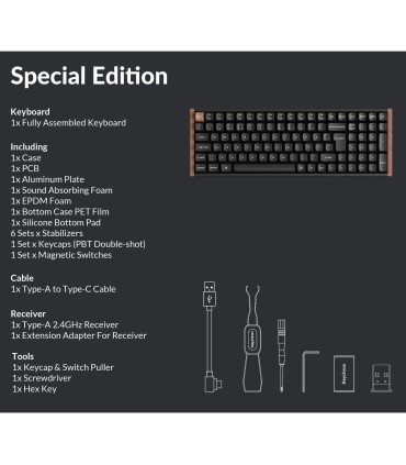 Keychron K4 HE ISO CH – Hall-Effect Wireless Tastatur
