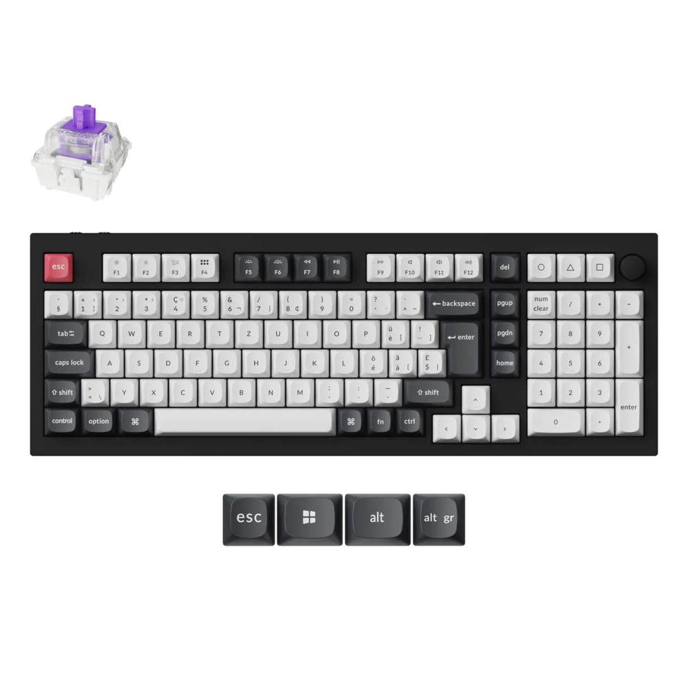 Keychron Q5 HE ISO-CH – Wireless Hall Effect Keyboard 96%