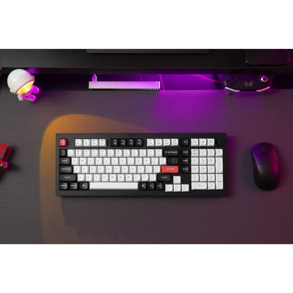 Keychron Q5 HE ISO-CH – Clavier à effet Hall sans fil 96 %