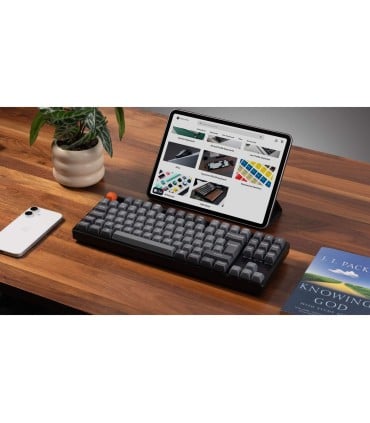 Keychron K8 Max ISO-CH – Aluminium TKL Keyboard with Super Red Switches