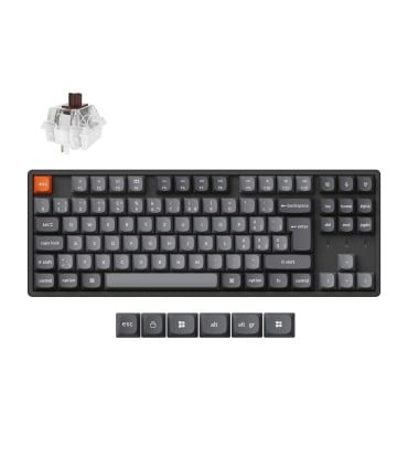 Keychron K8 Max ISO-CH – TKL en aluminium avec interrupteurs Super Brown