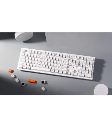 Keychron K10 Max White – 100% Wireless Keyboard mit Super Brown Switches
