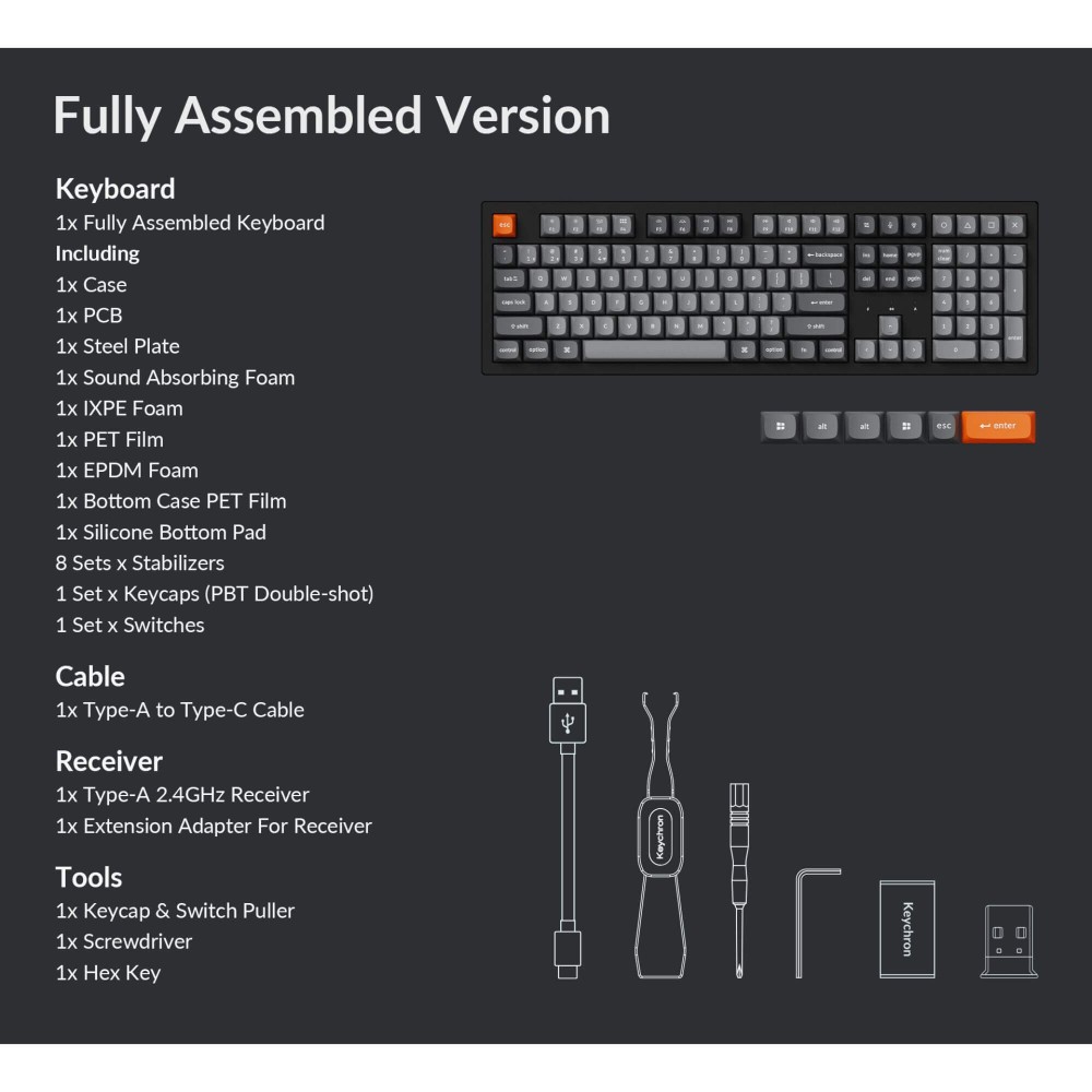 Keychron K10 Max White – Clavier 100 % sans fil avec interrupteurs Super Brown