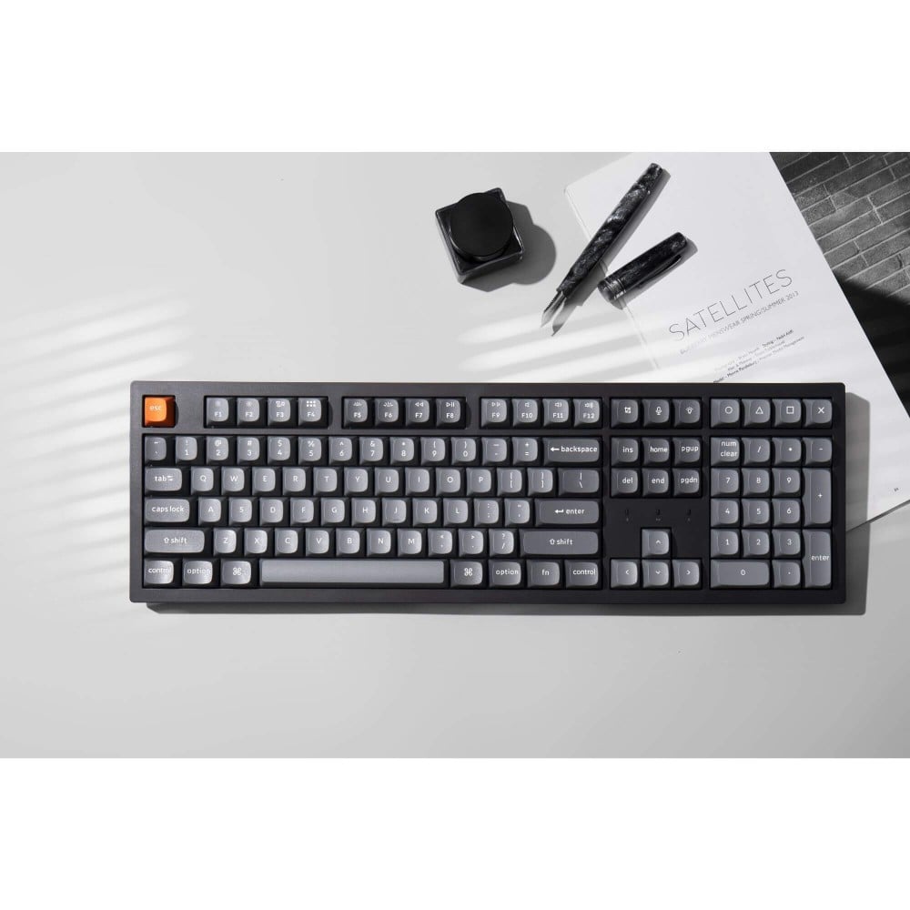 Keychron K10 Max Black – 100% Wireless Keyboard mit Super Red Switches