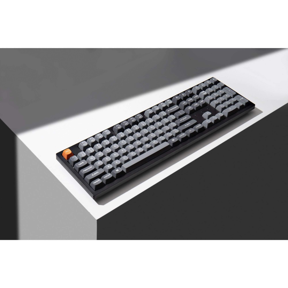 Keychron K10 Max Black – Clavier 100 % sans fil avec interrupteurs Super Red