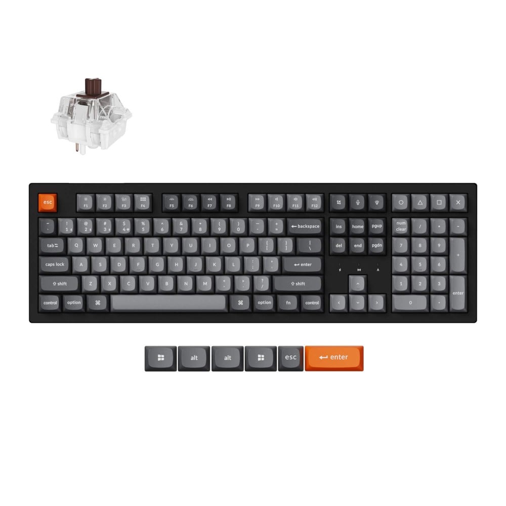 Keychron K10 Max Brown Switch  (ANSI)