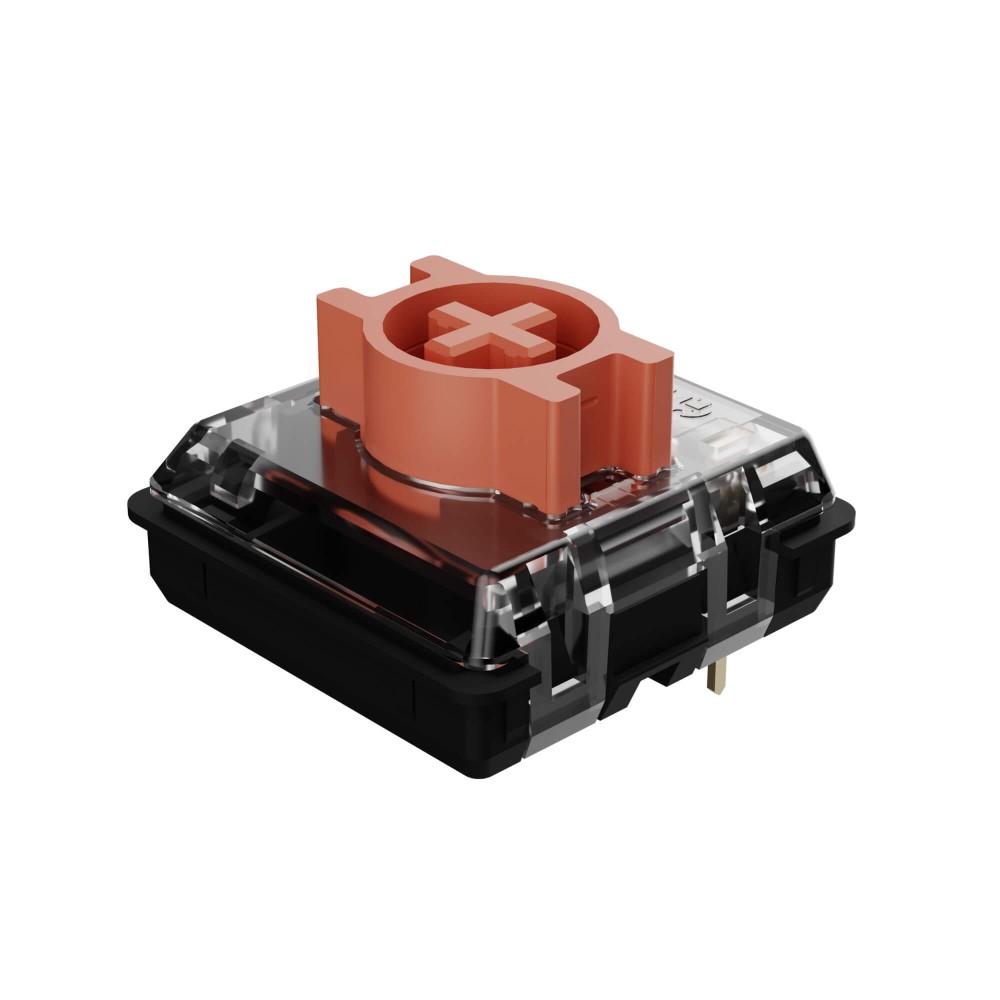 Keychron Interrupteur mécanique silencieux à profil bas 110 pièces / Réglage rouge