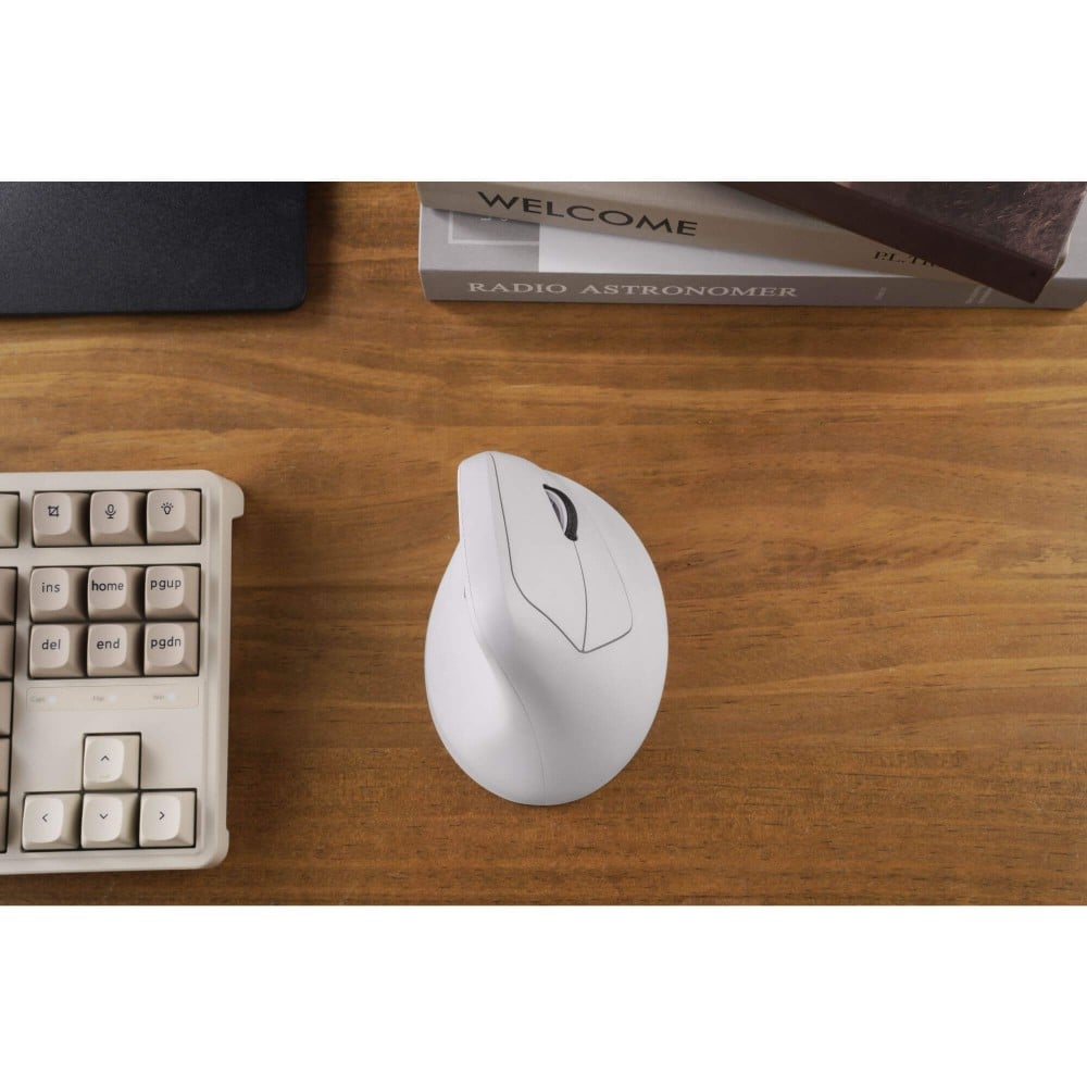 Keychron M5 White – ergonomische Wireless Maus