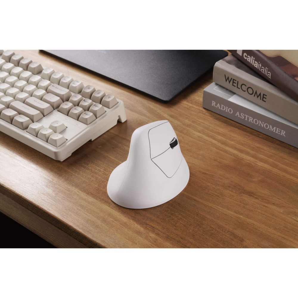 Keychron M5 White – souris sans fil ergonomique