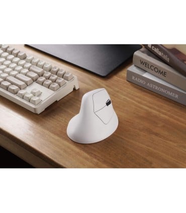 Keychron M5 White – ergonomische Wireless Maus