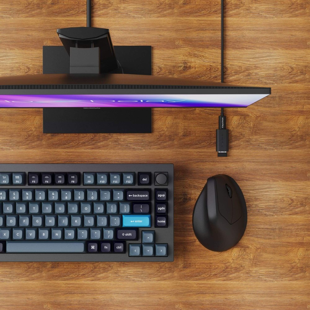 Keychron M5 Black – ergonomische Wireless Maus
