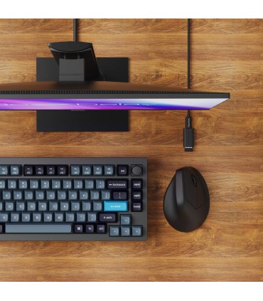 Keychron M5 Noir – souris sans fil ergonomique