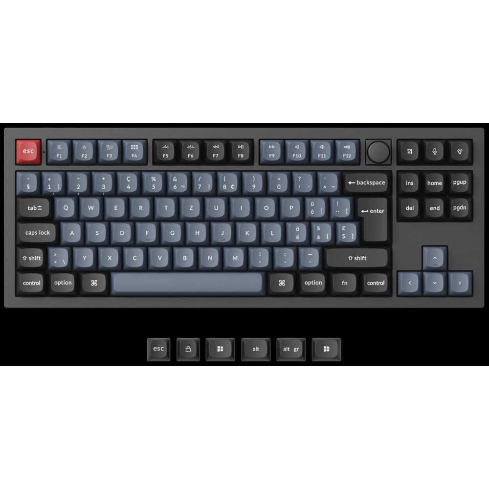 Keychron Q3 Pro clavier TKL avec interrupteurs banane et QMK VIA