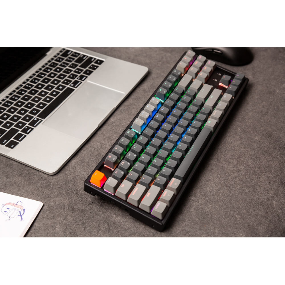 Keychron K8 Hot-Swap Aluminium Brown Switch RGB (ISO-CH)