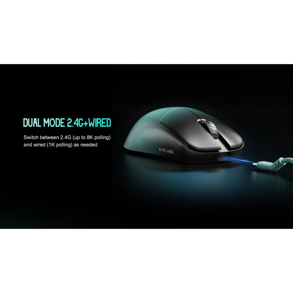 LAMZU MAYA X AIMLABS – Souris de jeu 8K 47 g