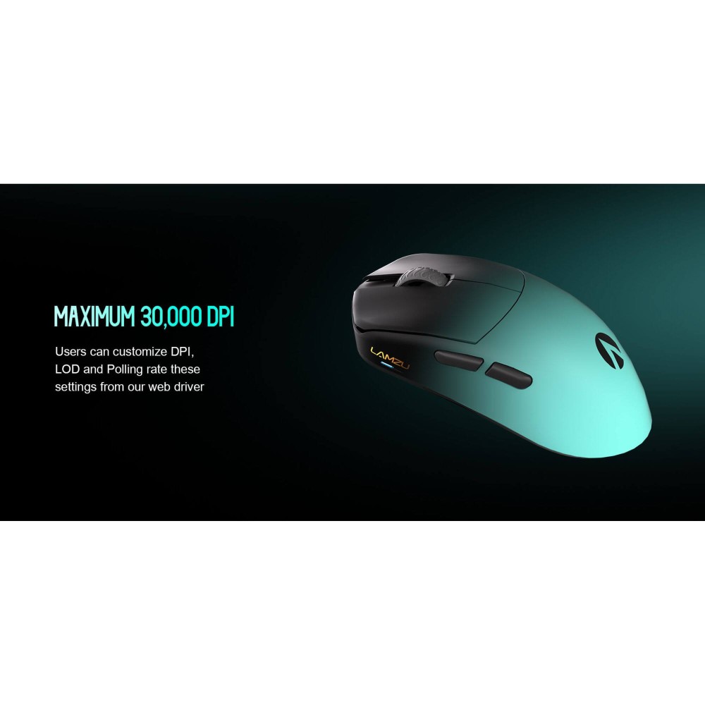 LAMZU MAYA X AIMLABS – Souris de jeu 8K 47 g