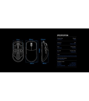 LAMZU MAYA X AIMLABS – Souris de jeu 8K 47 g