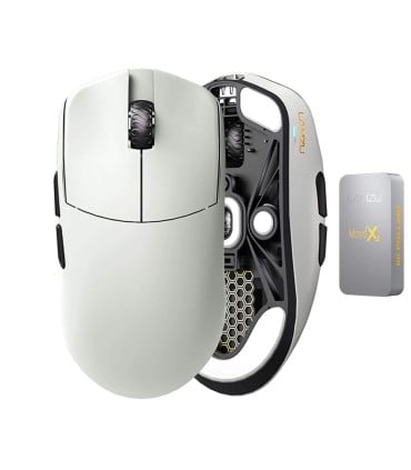 LAMZU MAYA X Cloud Grey – Souris de jeu 8K 47 g