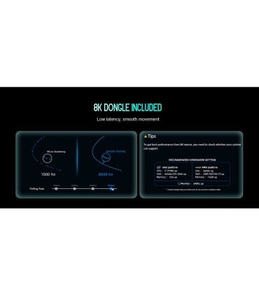 LAMZU MAYA X Cloud Grey – Souris de jeu 8K 47 g