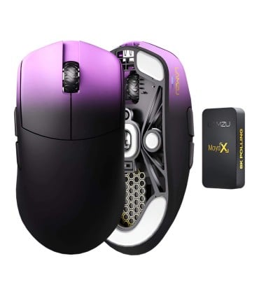 LAMZU MAYA X Purple Shadow – Souris de jeu 8K