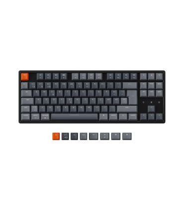 Keychron K8 Hot-Swap Aluminium Brown Switch RGB (ISO-CH)