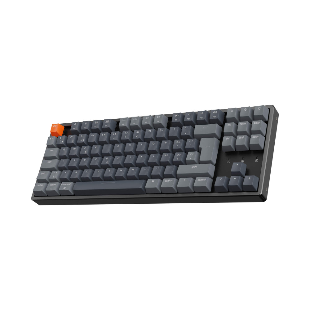 Keychron K8 Interrupteur marron en aluminium remplaçable à chaud RGB (ISO-CH)