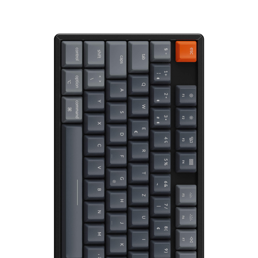 Keychron K8 Interrupteur marron en aluminium remplaçable à chaud RGB (ISO-CH)