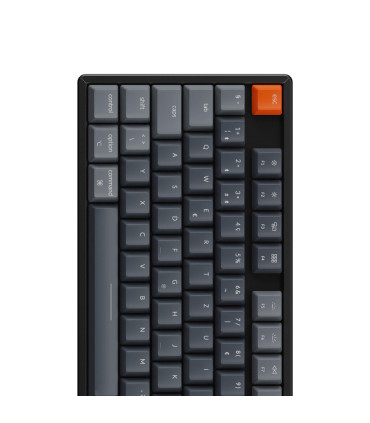 Keychron K8 Interrupteur marron en aluminium remplaçable à chaud RGB (ISO-CH)